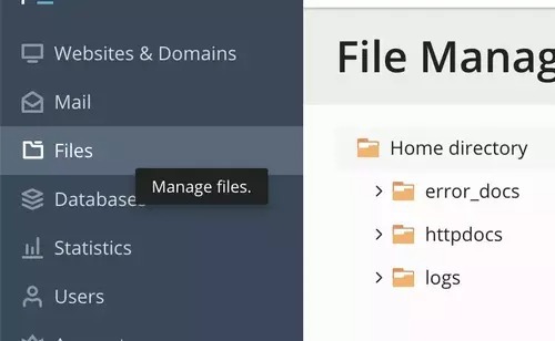 plesk-filemanager